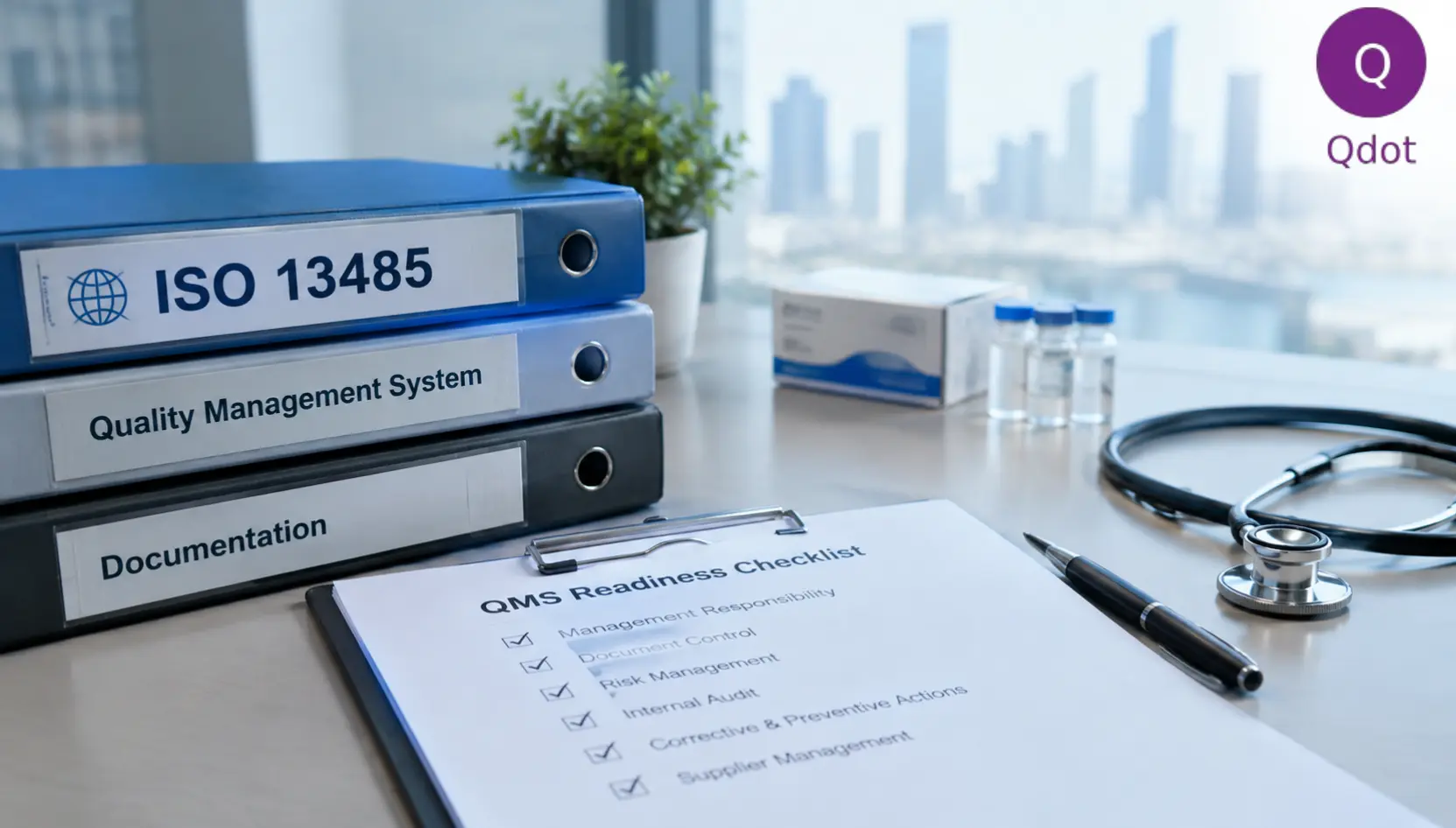 ISO 13485 quality management system for medical device importers and distributors in Bahrain