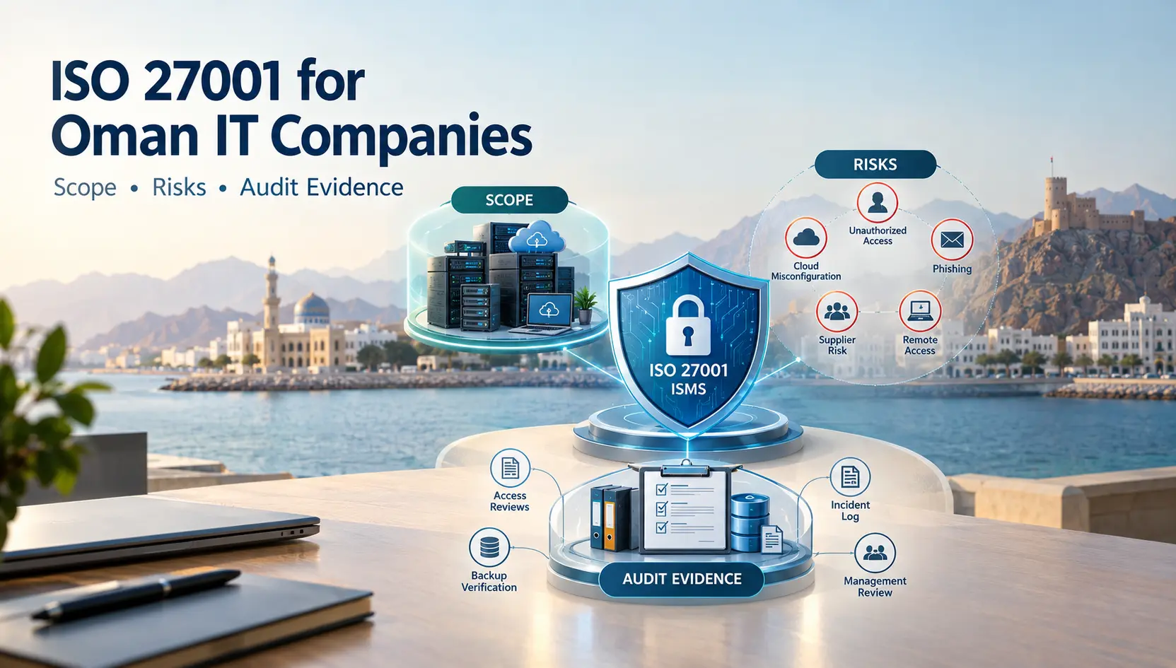 ISO 27001 information security audit for IT and service companies in Oman