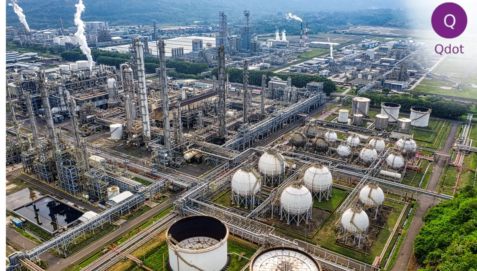 Aluminium smelting plant in Bahrain representing ISO 9001 and ISO 14001 certification