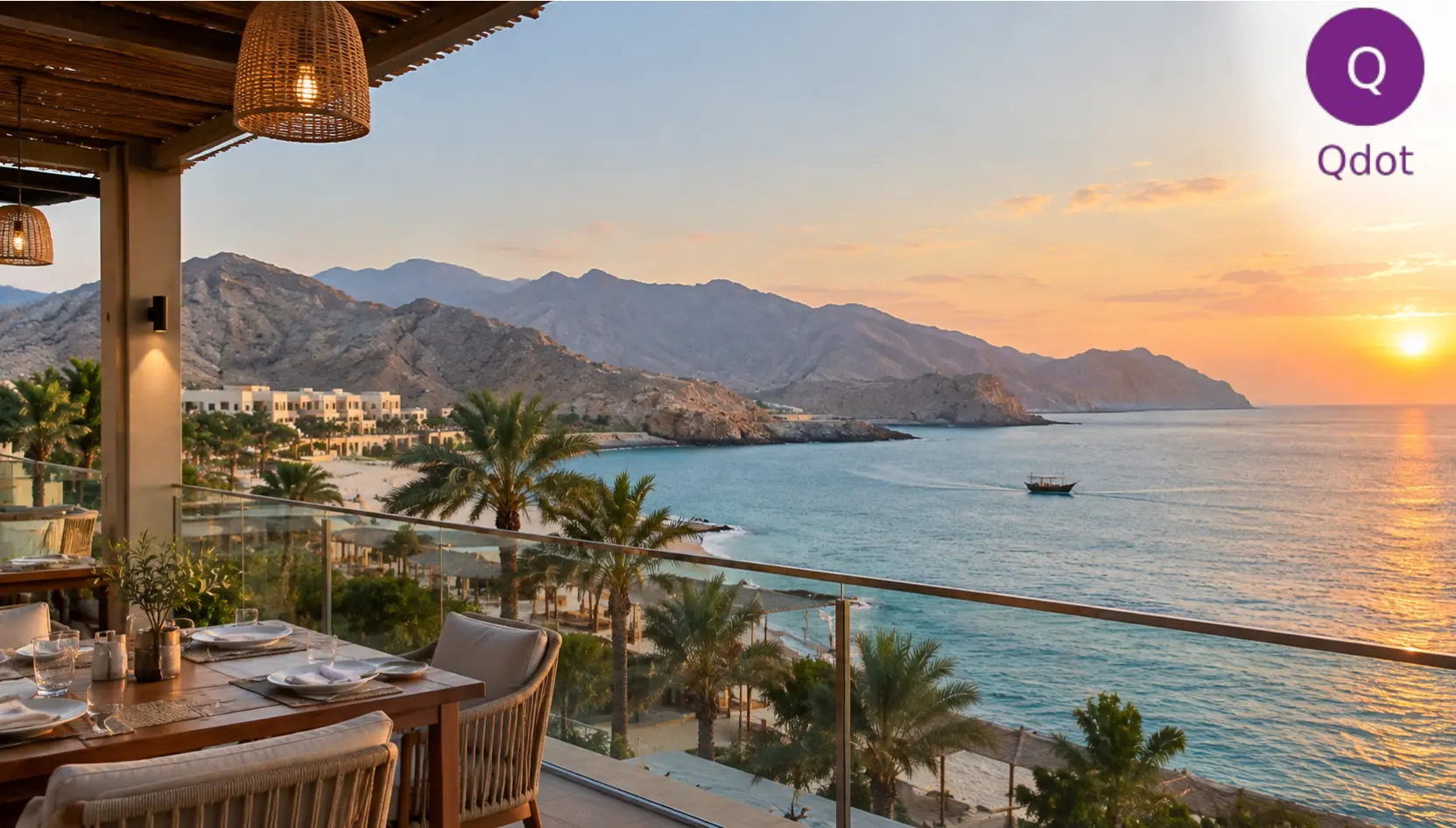 Oman tourism and hospitality resort with sustainable guest services